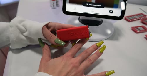 ZDNET.com Article - world's first digital color-changing nails