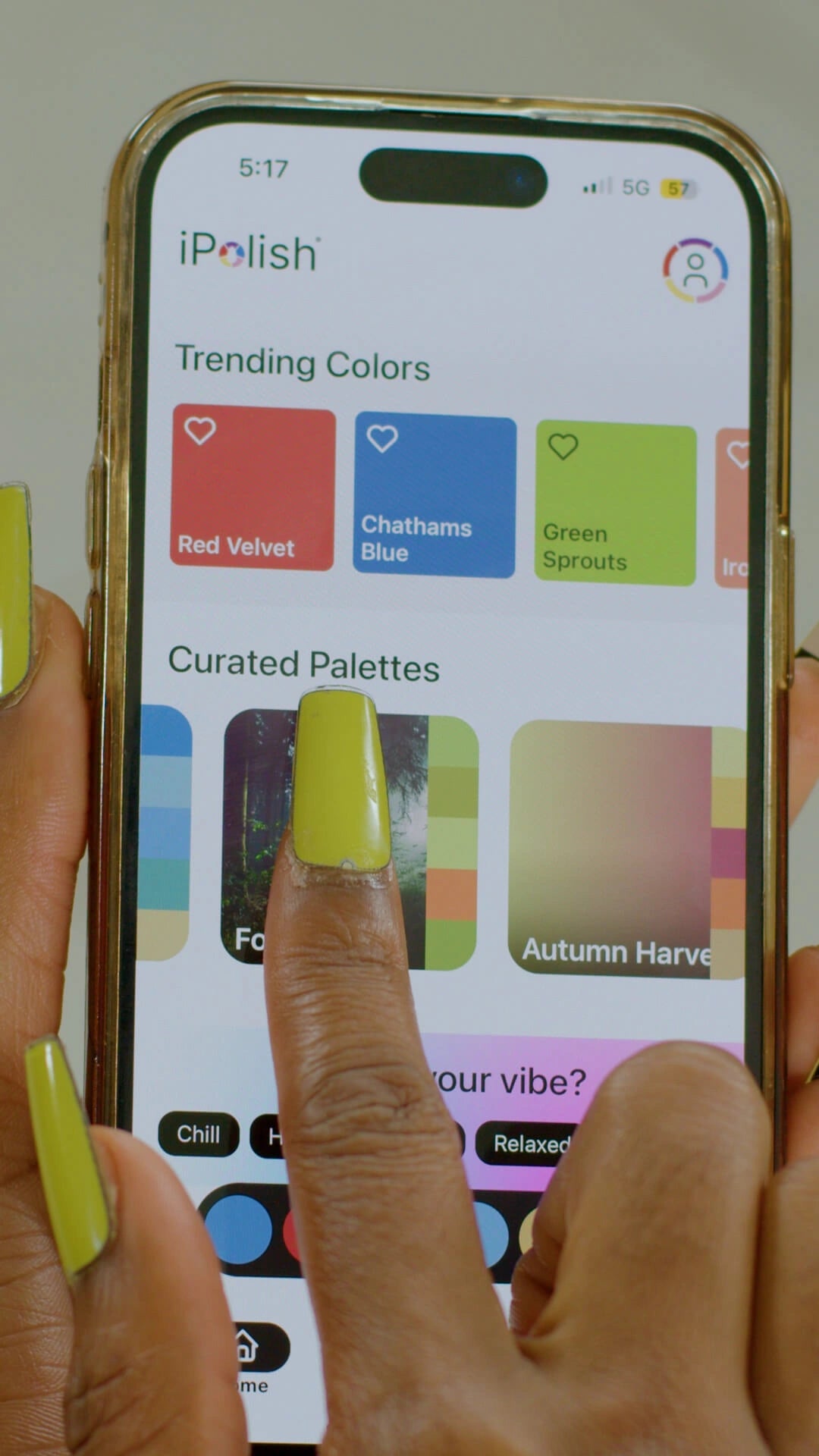 app closeup